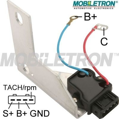 MOBILETRON IG-B009: Lülitusseade, Süütesüsteem