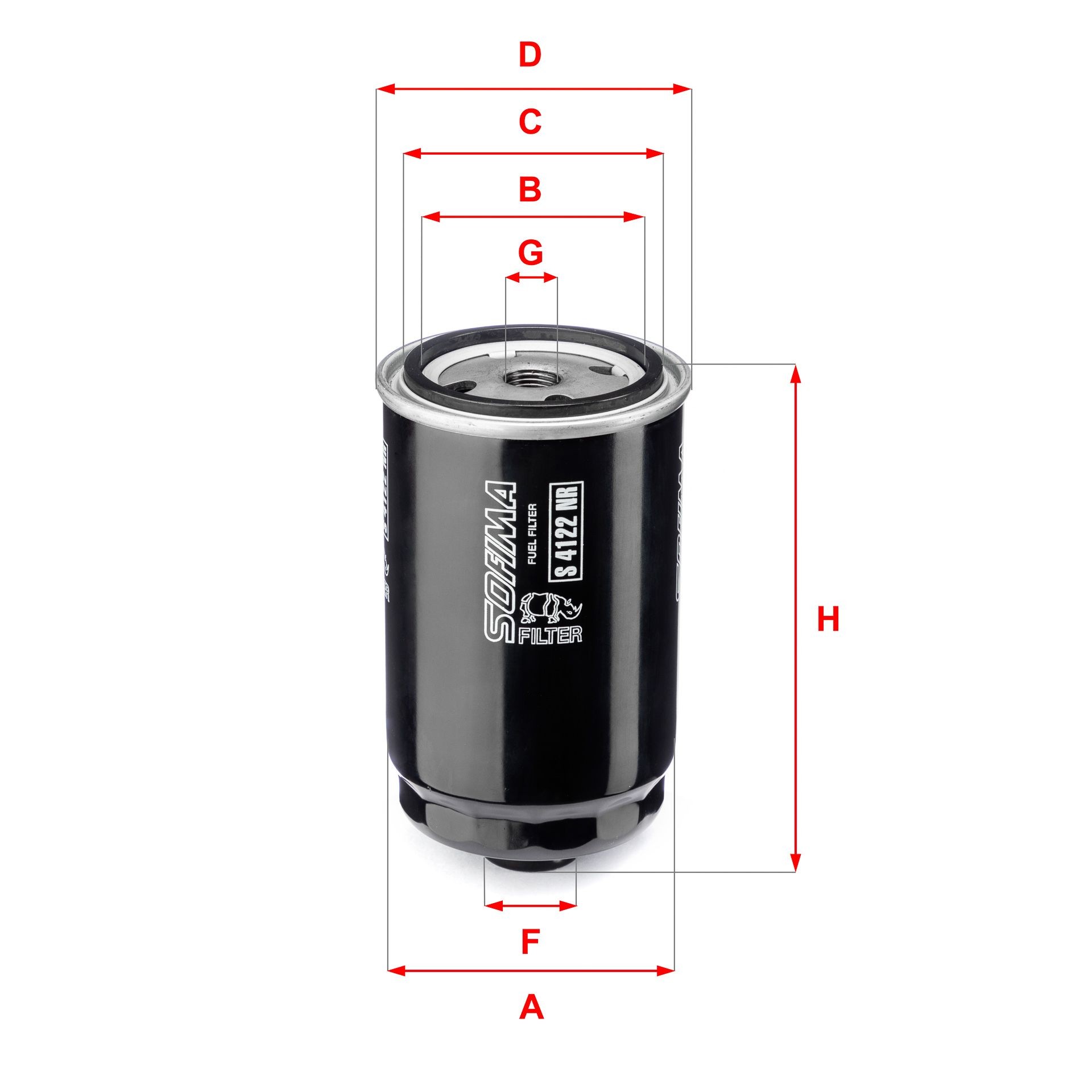 SOFIMA S 4122 NR: Kütusefilter
