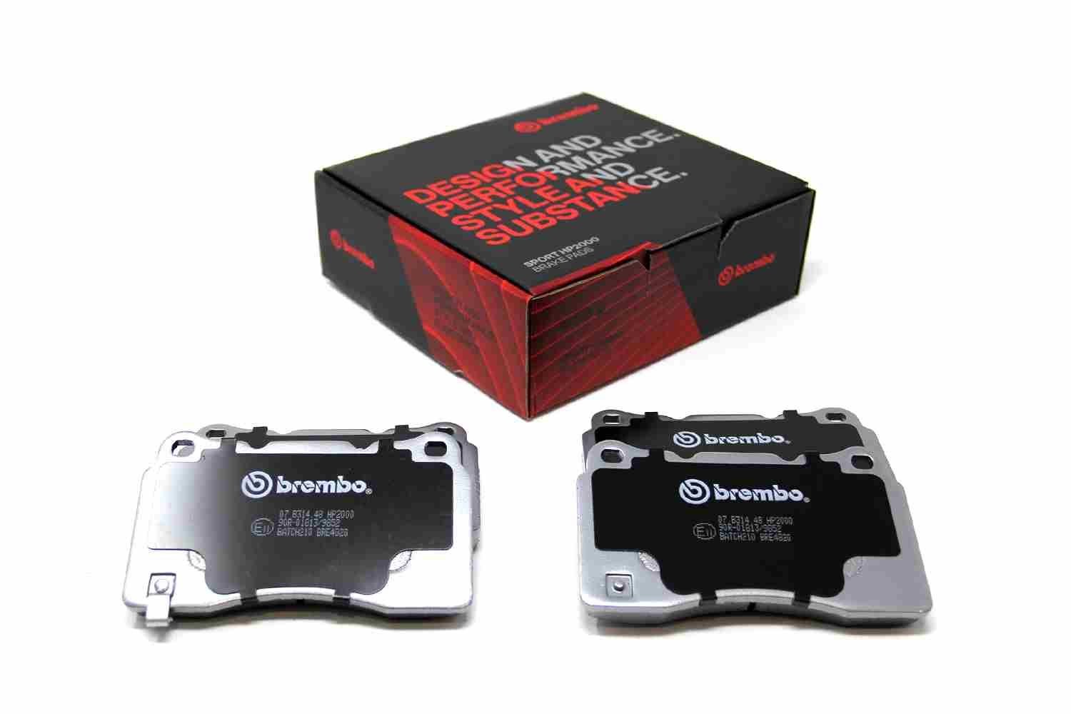 BREMBO 07.B314.48: Raceing-piduriklotsi komplekt SPORT PADS HP2000