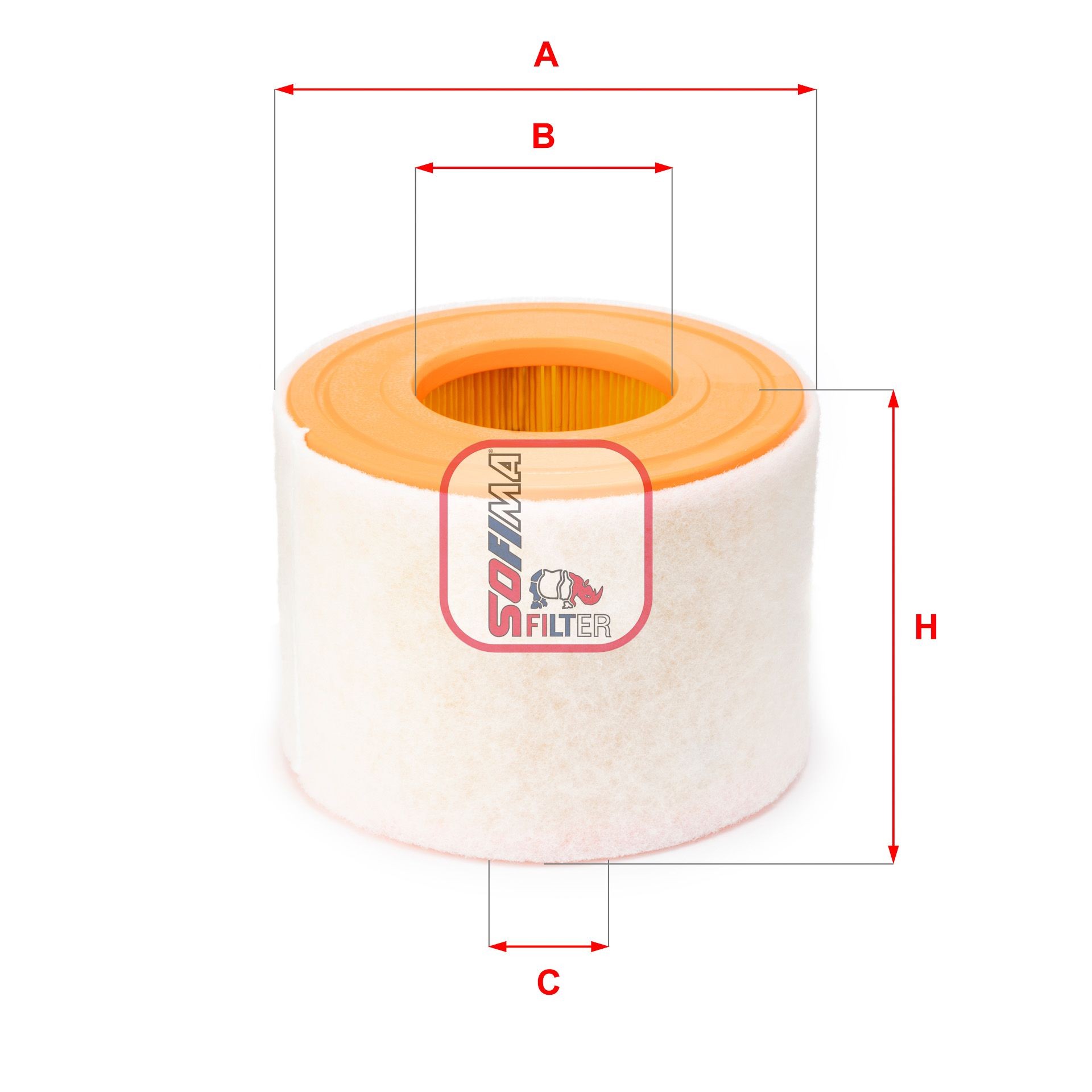 SOFIMA S 7A54 A: Filtru aer