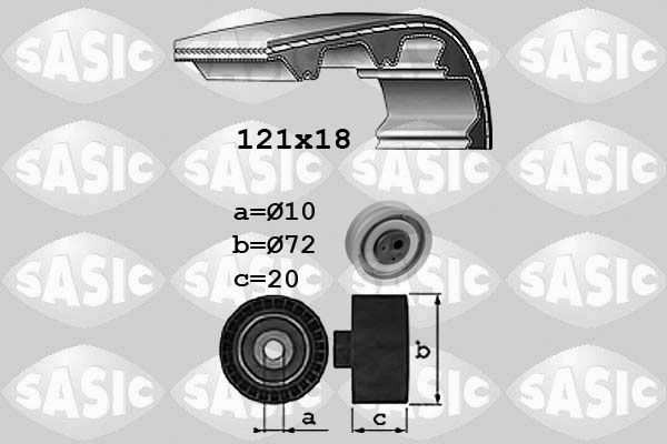 SASIC 1756039: Hammasrihma komplekt
