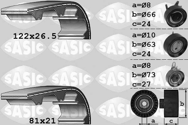 SASIC 1756040: Hammasrihma komplekt