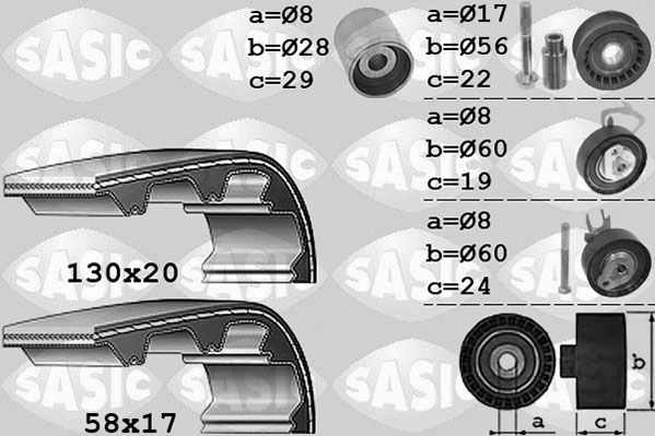 SASIC 1756051: Hammasrihma komplekt