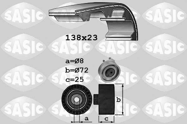 SASIC 1756060: Jogo de correias dentadas