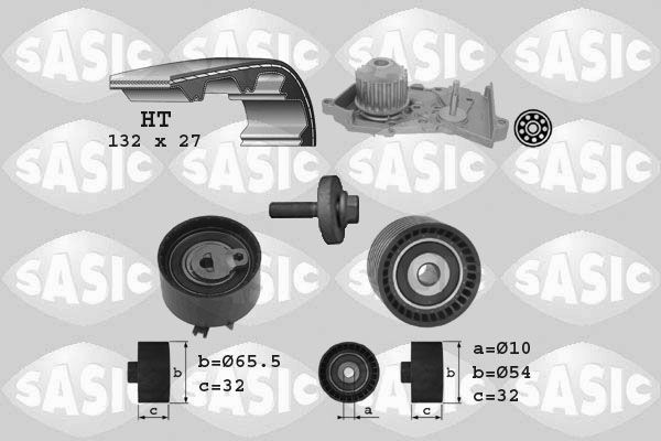 SASIC 3904036: Veepump + hammasrihmakomplekt