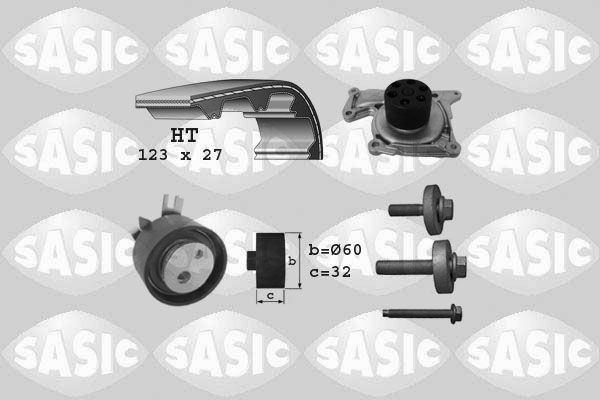SASIC 3904037: Veepump + hammasrihmakomplekt
