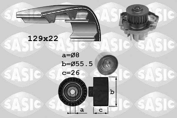 SASIC 3906041: Veepump + hammasrihmakomplekt