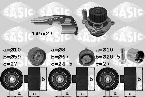 SASIC 3906068: Veepump + hammasrihmakomplekt
