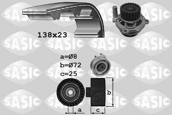 SASIC 3906070: Veepump + hammasrihmakomplekt