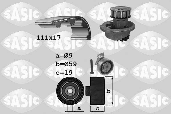 SASIC 3906071: Veepump + hammasrihmakomplekt
