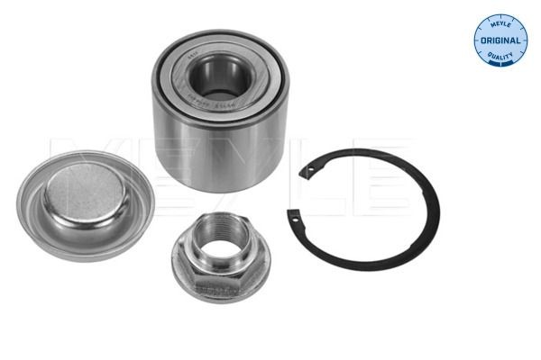 MEYLE 11-14 750 0025: Kit cuscinetto ruota Assale posteriore, con materiale di fissaggio/montaggio, ORIGINAL Quality
