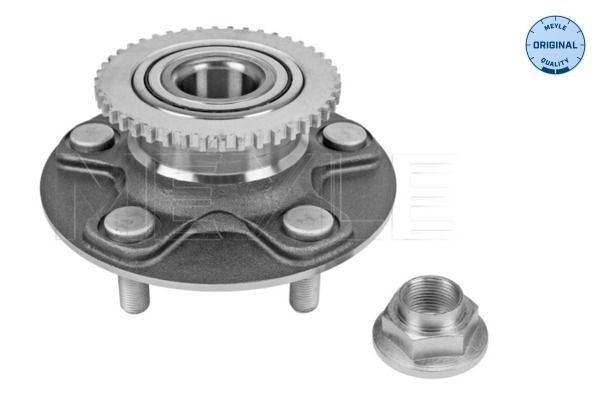 MEYLE 36-14 652 0004: Set rulment roata puntea spate, cu material de atașare/fixare, cu rulment roata integrat, cu senzor ABS, ORIGINAL Quality