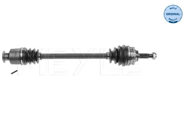 MEYLE 16-14 498 0017: Piedziņas vārpsta Priekšējais tilts pa labi, 715mm, ORIGINAL Quality