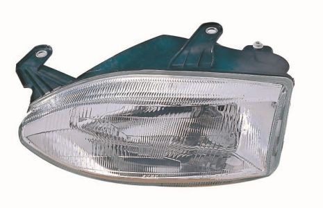 ABAKUS 661-1125R-LD-EM: Far dreapta, H4, fara bec cu incandescenta, fara motor reglaj LWR