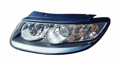 ABAKUS 221-1144L-LDEM2: Far stanga, H7, fara bec cu incandescenta, Carcasa cu parte interioara neagra