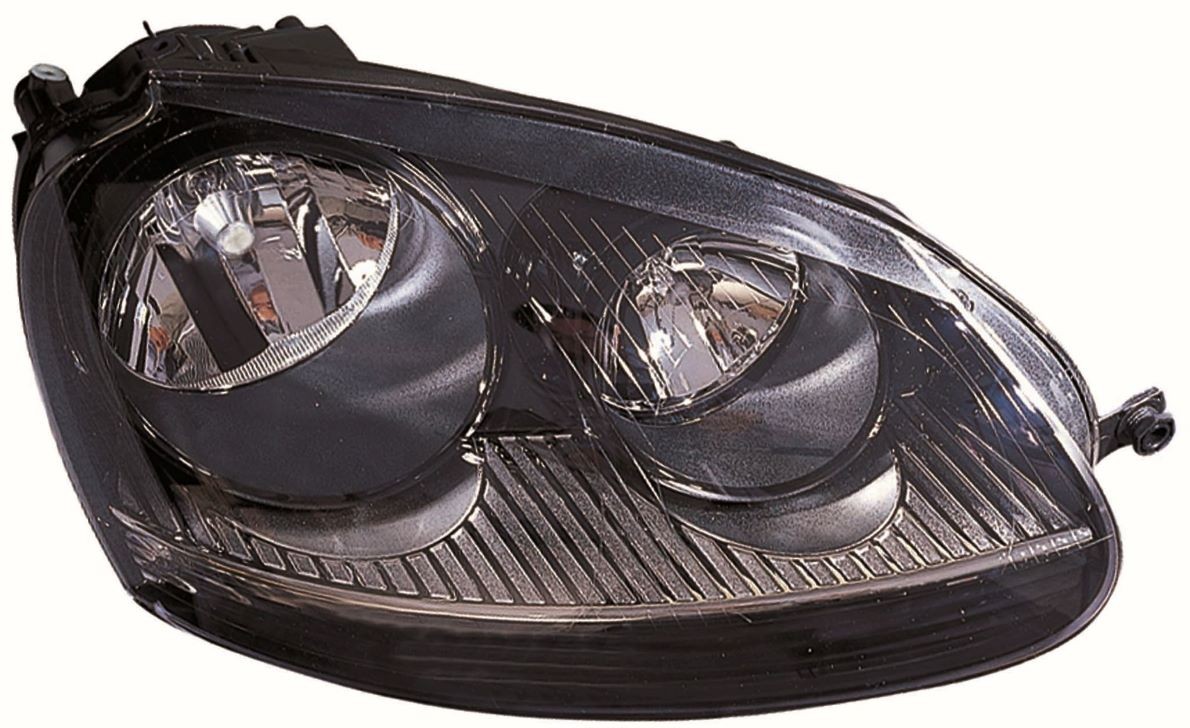 ABAKUS 441-1171R-LDEM2: Far dreapta, H7/H7, fara bec cu incandescenta, cu motor reglaj LWR, Carcasa cu parte interioara neagra