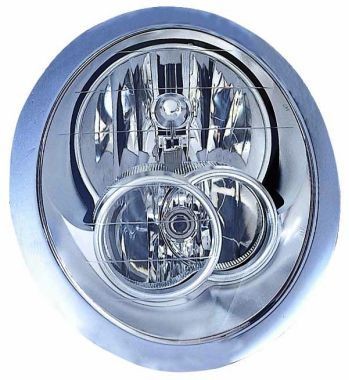 ABAKUS 882-1116L-LD-EM: Far stanga, H7/H7, fara suport bec, fara bec cu incandescenta, cu motor reglaj LWR