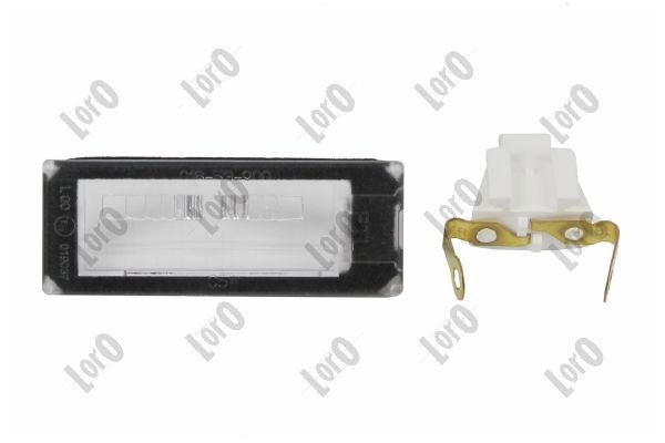 ABAKUS 016-53-900: Iluminare numar de circulatie pe ambele parti, fara bec cu incandescenta, cu suport bulb