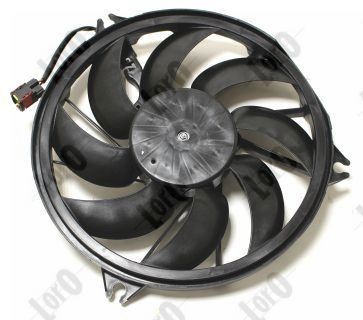 ABAKUS 038-014-0001: Ventilator, radiator 393mm, cu motor electric, fara rama aerisire radiator