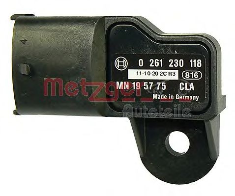 METZGER 0905339: Senzor, presiune galerie admisie OE-part