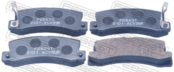 FEBEST 0101-ACV35R: Piduriklotsid Tagasild