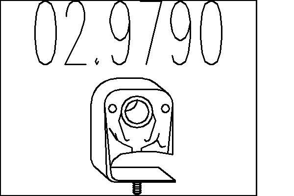 MTS 02.9790: Butée élastique, silencieux