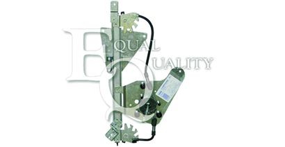 EQUAL QUALITY 020452: Alzacristallo posteriore Dx, manuale, senza motore elettrico