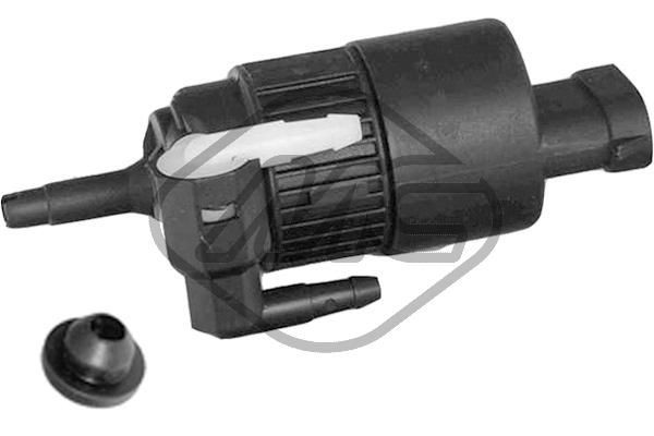 Metalcaucho 02066: Pompa de apa, spalare parbriz 12V, pentru sistem de curatare parbriz