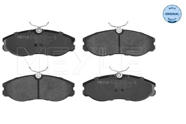 MEYLE 025 214 8115: Piduriklotsid Esisild, koos kokkusurumisvastase plekiga, ORIGINAL Quality