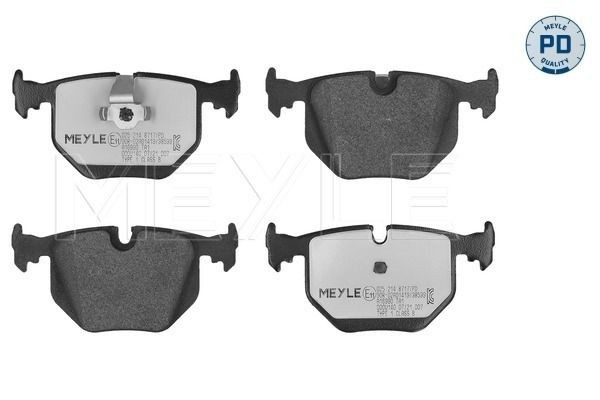 MEYLE 025 214 8717/PD: Piduriklotsid Tagasild, koos kokkusurumisvastase plekiga, MEYLE-PD Quality
