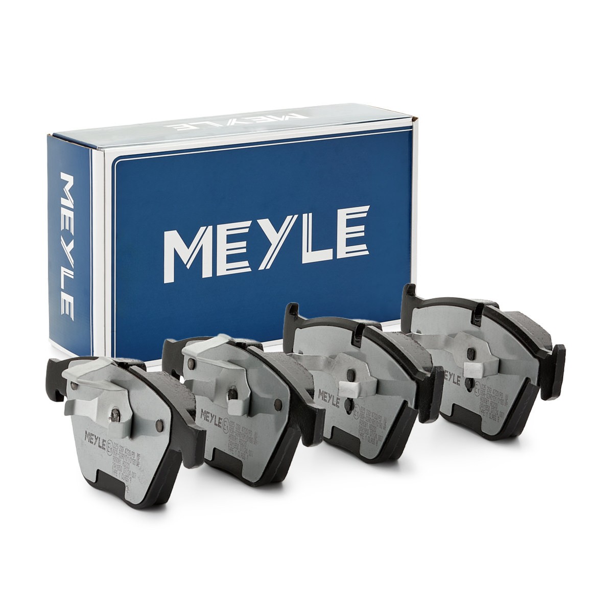 MEYLE 025 233 4720/PD: Bromsbelägg framaxel, Anti-skrik-plåt, MEYLE-PD Quality
