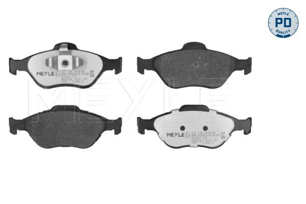 MEYLE 025 236 0418/PD: Plăcuțe de frână punte fata, cu tabla anti scartait, MEYLE-PD Quality