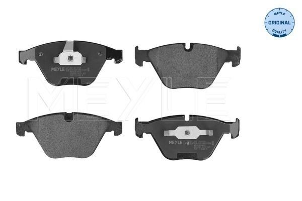 MEYLE 025 241 6120: Piduriklotsid Esisild, koos kokkusurumisvastase plekiga, ORIGINAL Quality