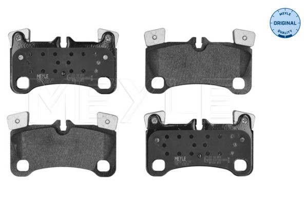 MEYLE 025 242 9616: Piduriklotsid Tagasild, koos kokkusurumisvastase plekiga, ORIGINAL Quality