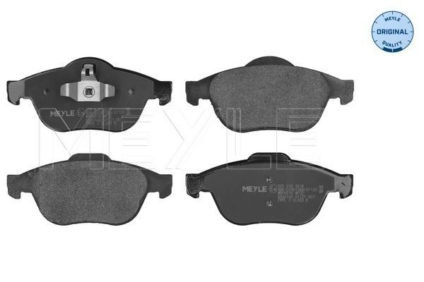 MEYLE 025 245 3618: Plaquettes de frein Essieu avant, avec tôle anti-bruit, ORIGINAL Quality