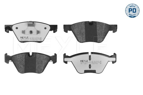 MEYLE 025 246 9719/PD: Piduriklotsid Esisild, koos kokkusurumisvastase plekiga, MEYLE-PD Quality