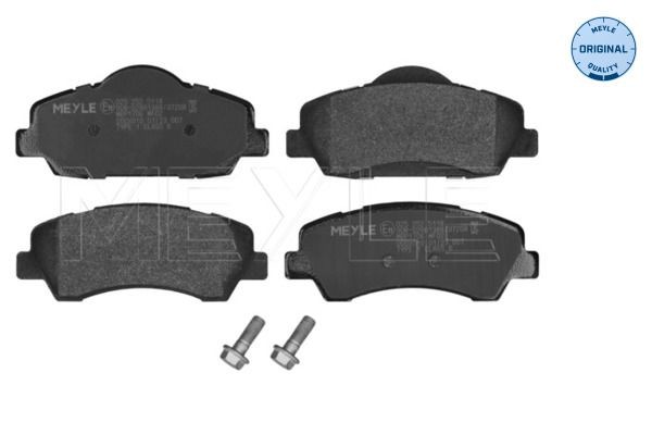 MEYLE 025 252 5118: Piduriklotsid Esisild, ORIGINAL Quality