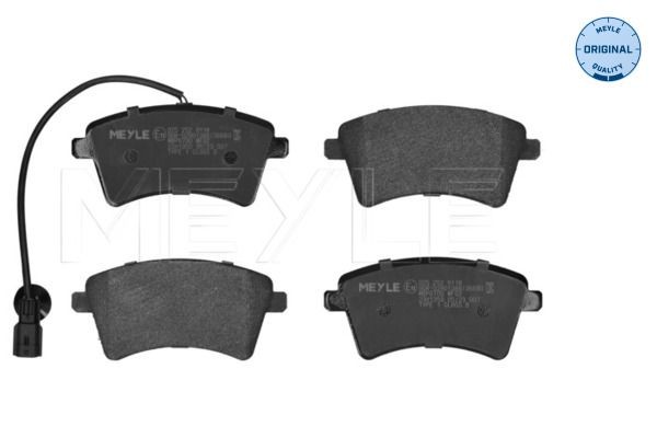 MEYLE 025 252 9118: Piduriklotsid Esisild, ORIGINAL Quality