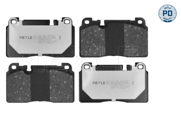 MEYLE 025 256 4316/PD: Plăcuțe de frână punte fata, MEYLE-PD Quality