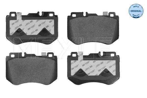 MEYLE 025 259 9719: Bremseklosser framaksel, med antihyle blikk, ORIGINAL Quality