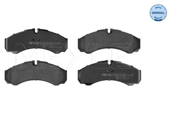 MEYLE 025 291 1328: Piduriklotsid Esisild, ilma lisavarustuseta, ORIGINAL Quality