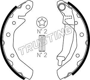 TRUSTING 027.001: Piduriklotside komplekt koos lisadega