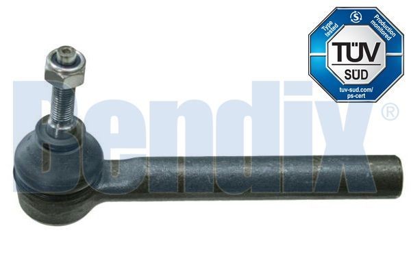 BENDIX 040550B: Skersinės vairo trauklės galas kairė ir dešinė, išor., priekinė ašis, 153mm