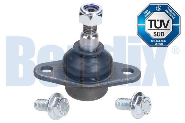 BENDIX 041485B: Kande- / juhtliigend väljas, kahepoolne, Esisild, all, 14,95mm, koos kinnitusmaterjaliga