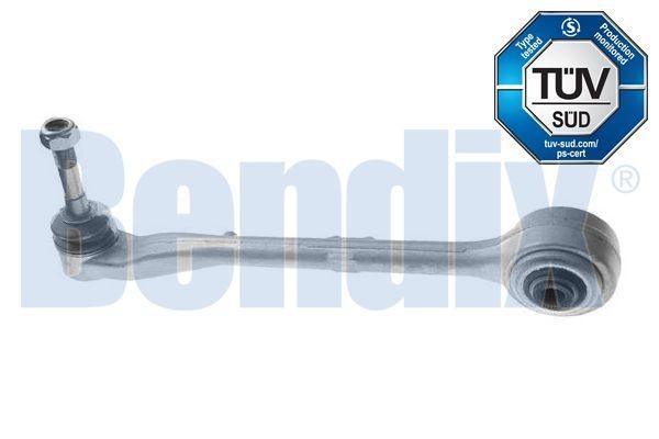 BENDIX 041703B: Õõtshoob, käändmik all, Esisild, vasakul, ees, Alumiinium, koos kande-/juhtliigendiga, koos kummlaagriga