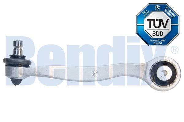BENDIX 041739B: Õõtshoob, käändmik Esisild, üleval, vasakul, taga, Alumiinium, koos kummlaagriga, koos kande-/juhtliigendiga