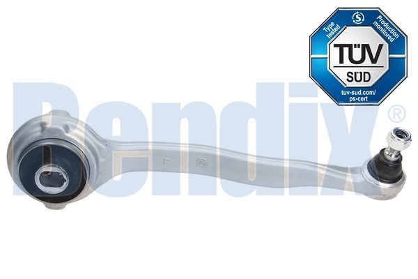 BENDIX 041753B: Õõtshoob, käändmik all, ees, Esisild, paremal, Alumiinium, koos kummlaagriga
