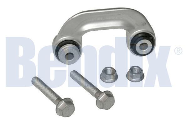 BENDIX 043340B: Stabilisaator, Stabilisaator ees, vasakul, Esisild, Alumiinium, koos paigaldus-/kinnitusmaterjaliga