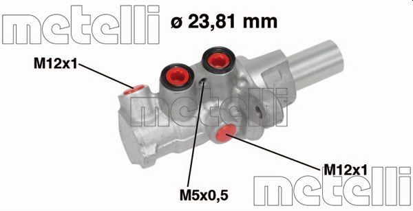 METELLI 05-0749: Peapiduri silinder