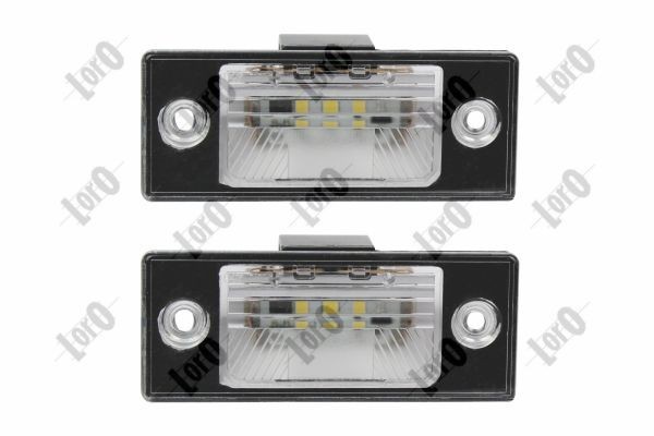 ABAKUS 053-10-920LED: Iluminare numar de circulatie Tuning / Accessory Parts pe ambele parti, cu LED, cu bec cu incandescanta
